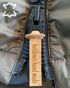 Tiradors de Cremallera amb Logotip | Tiradors Personalitzats de Cuir
